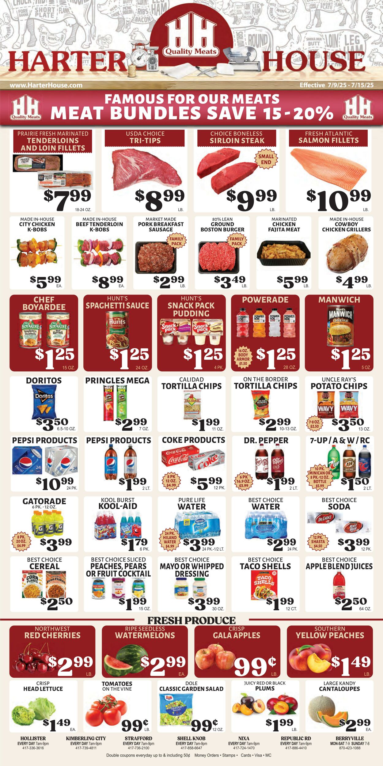 Weekly ad Harter House 07/09/2025 - 07/15/2025