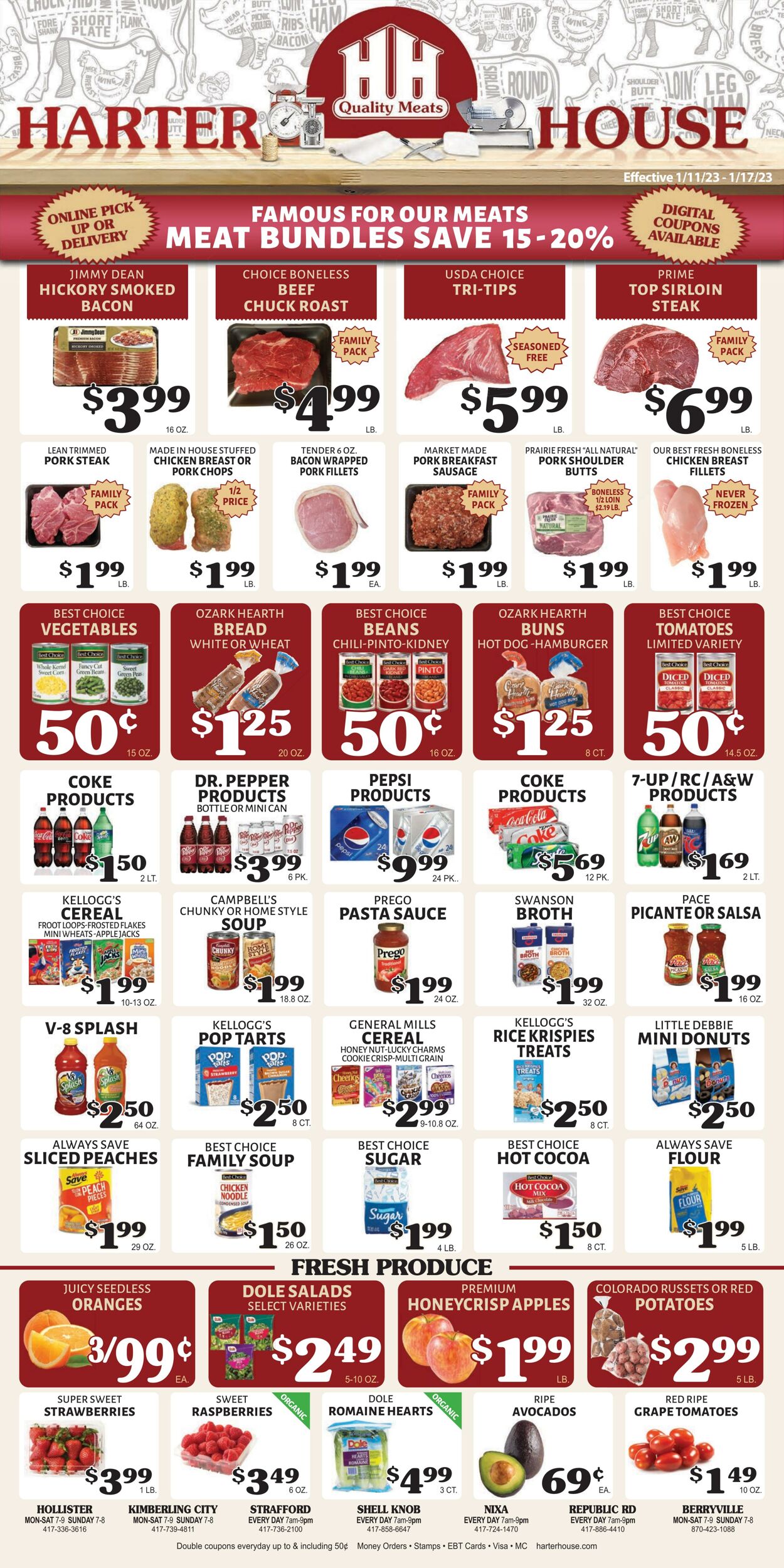 Weekly ad Harter House 01/11/2023-01/17/2023