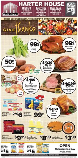 Weekly ad Harter House 12/17/2025 - 12/23/2025