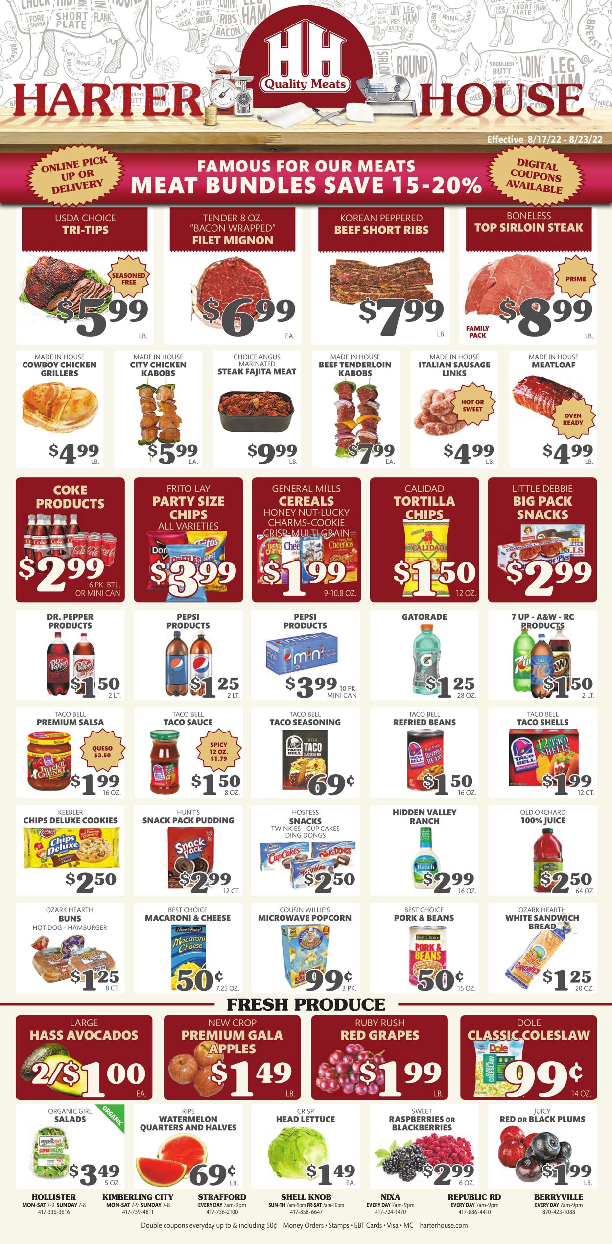 Weekly ad Harter House 08/17/2022 - 08/23/2022