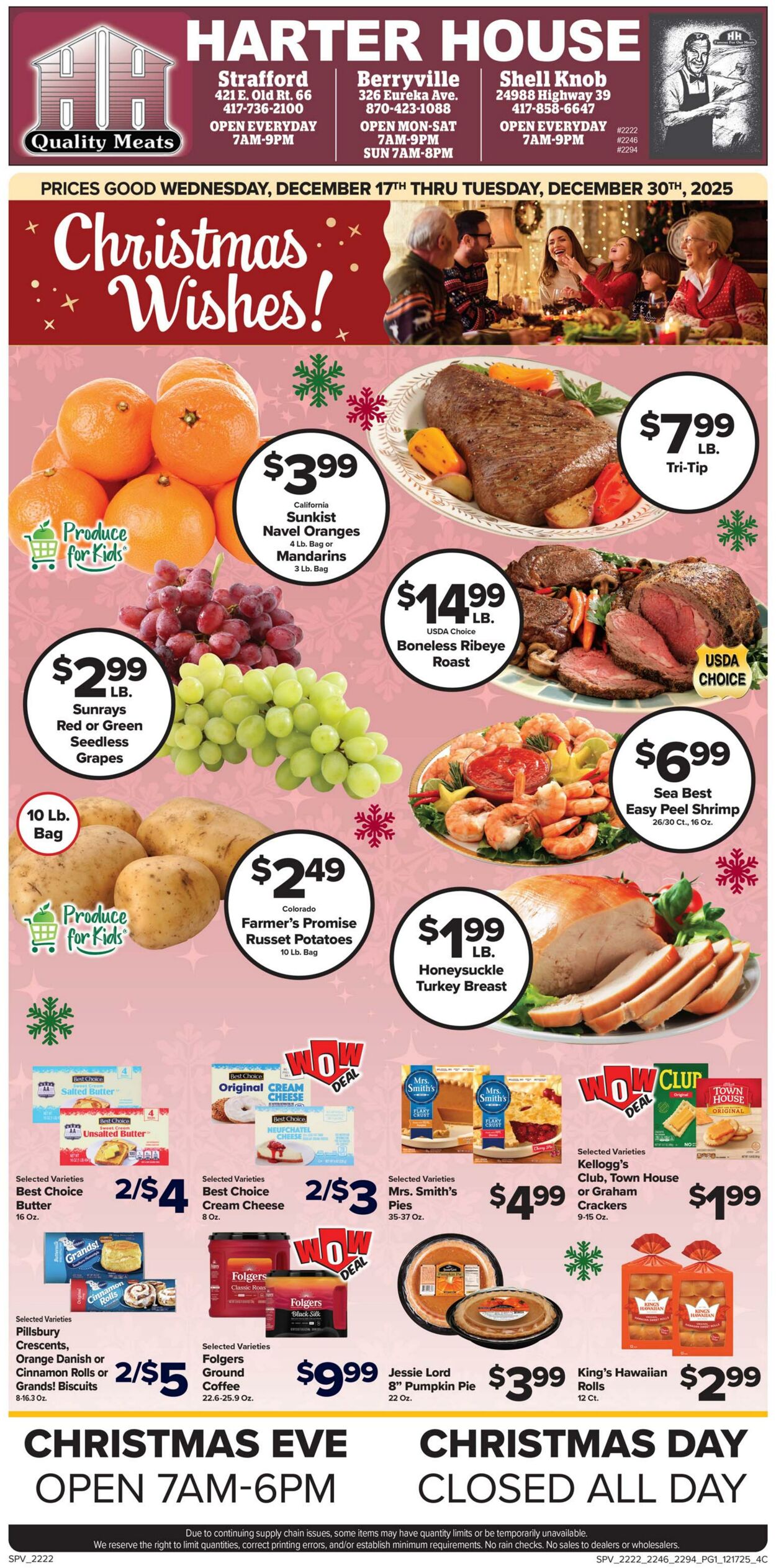 Weekly ad Harter House 12/17/2025 - 12/23/2025