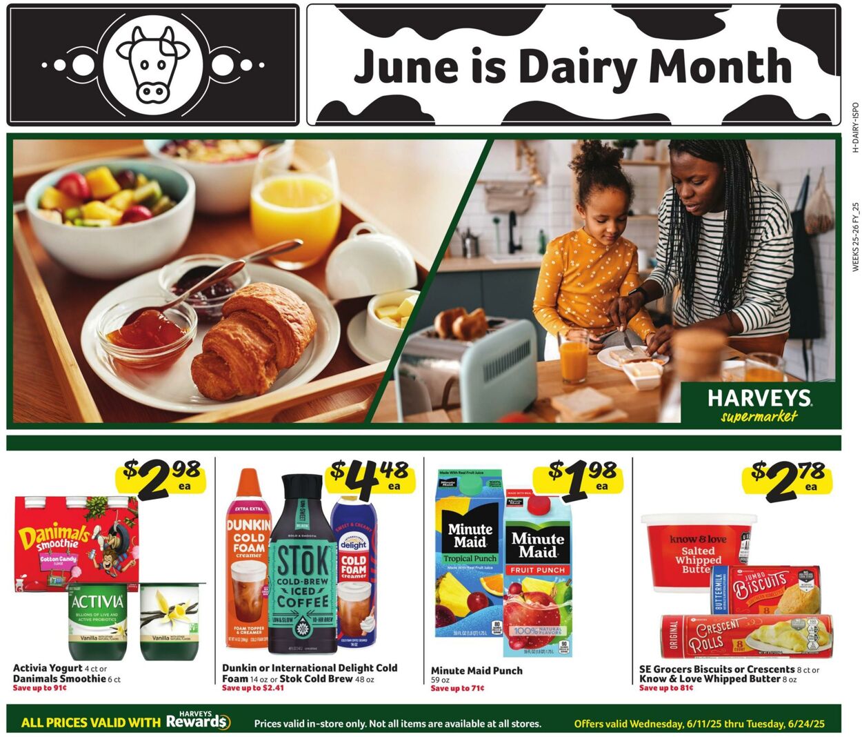 Weekly ad Harvey's Supermarkets 06/11/2025 - 06/24/2025