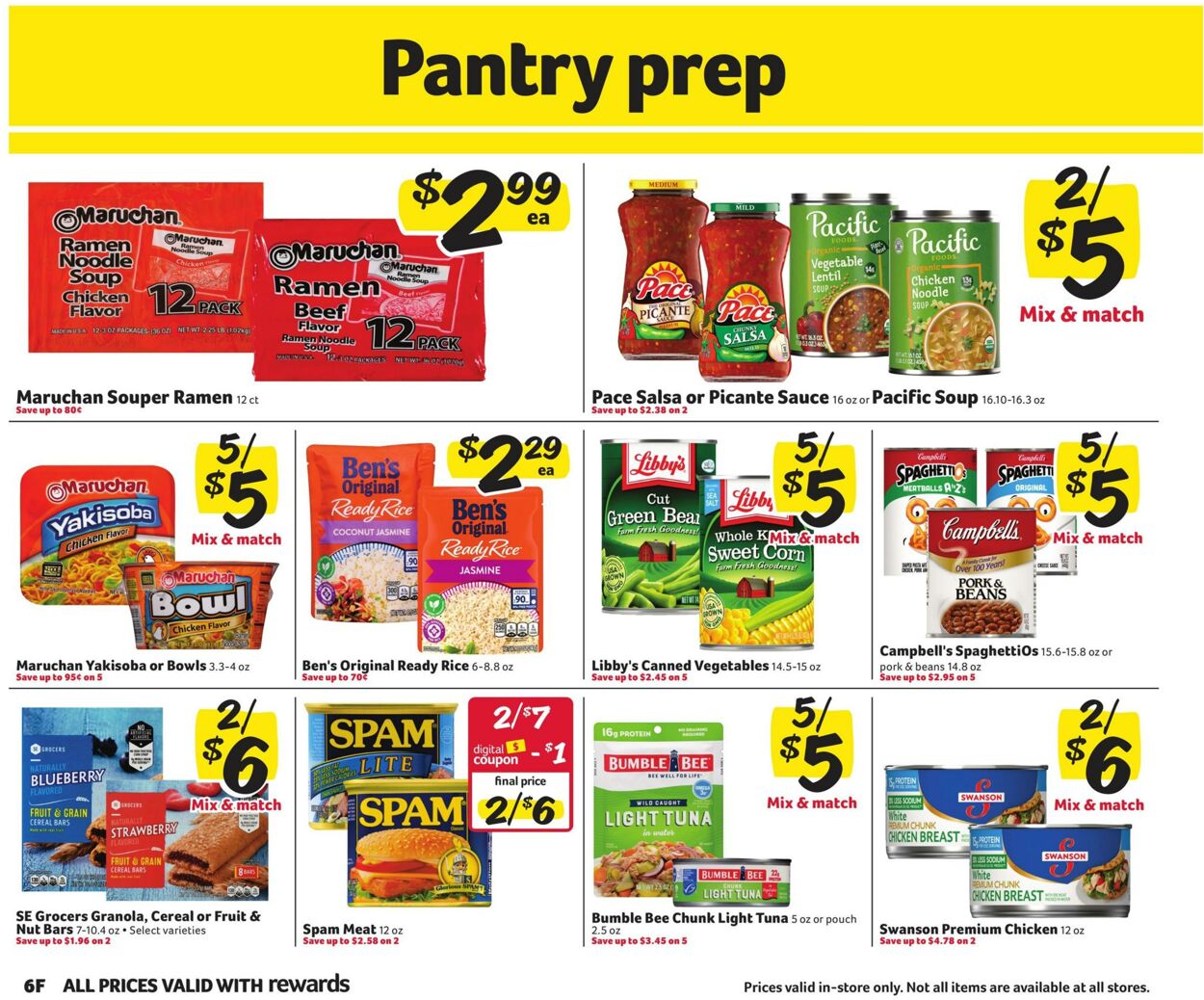 Weekly ad Harvey's Supermarkets 08/07/2024 - 08/20/2024