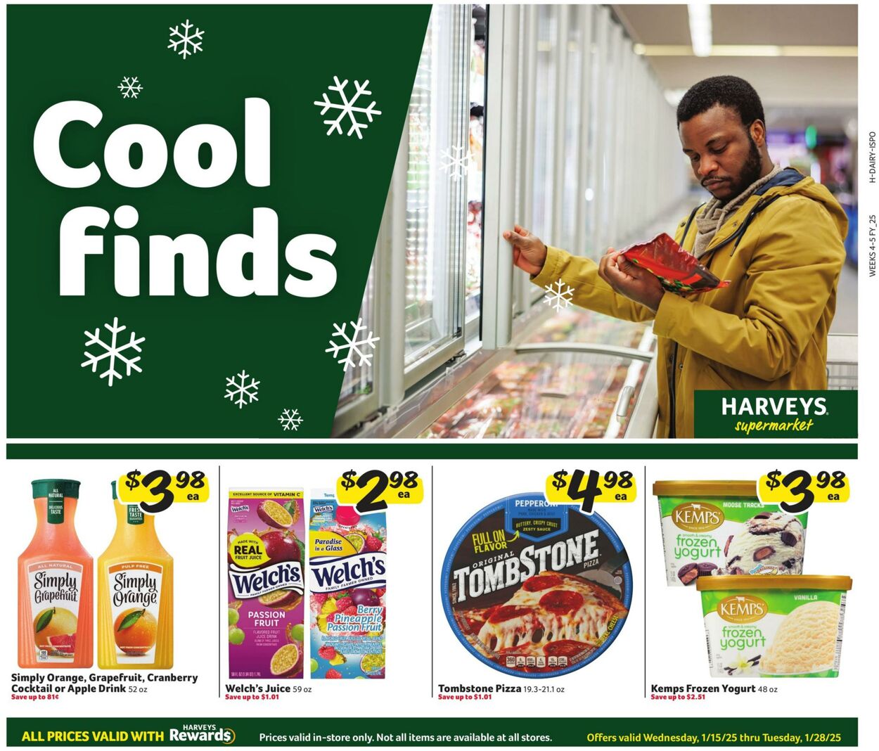 Weekly ad Harvey's Supermarkets 01/15/2025 - 01/28/2025