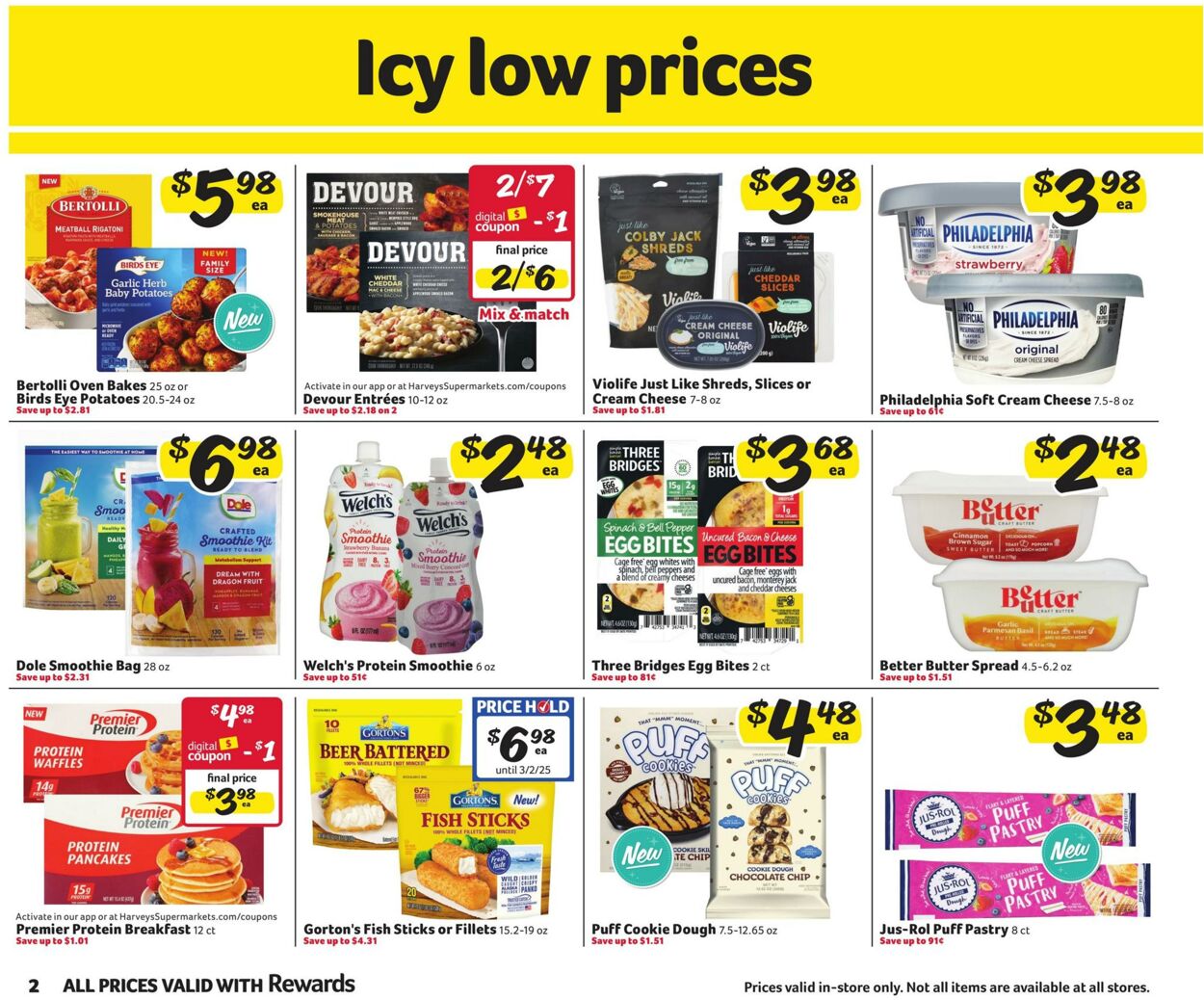 Weekly ad Harvey's Supermarkets 01/15/2025 - 01/28/2025