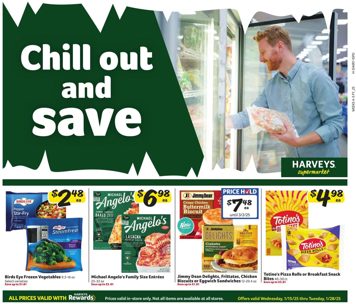 Weekly ad Harvey's Supermarkets 01/15/2025 - 01/28/2025