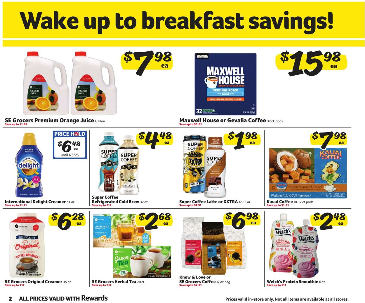 Weekly ad Harvey's Supermarkets 11/13/2024 - 12/03/2024