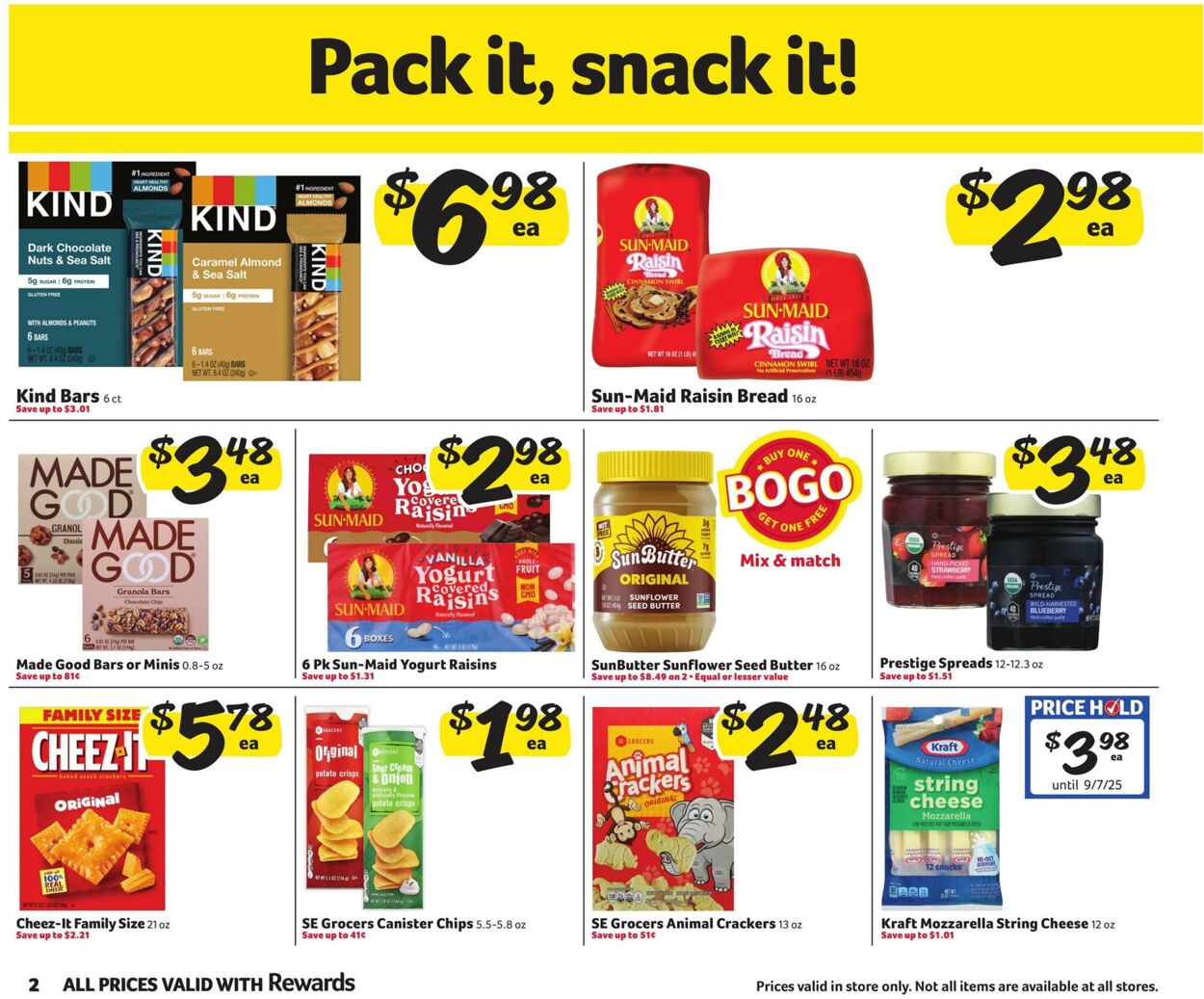 Weekly ad Harvey's Supermarkets 07/23/2025 - 08/05/2025