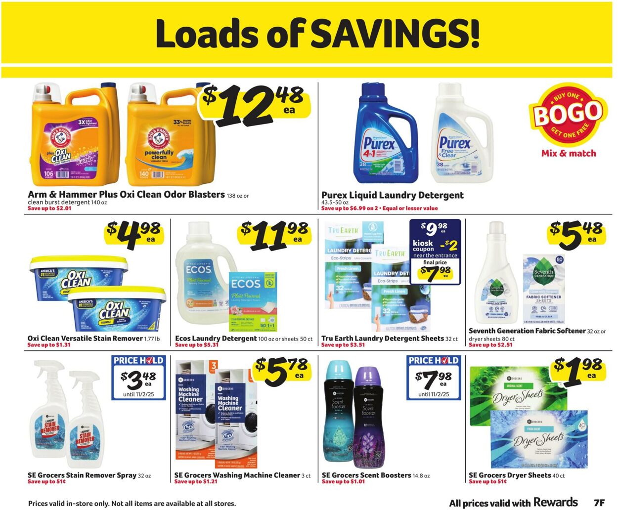 Weekly ad Harvey's Supermarkets 10/01/2025 - 10/14/2025