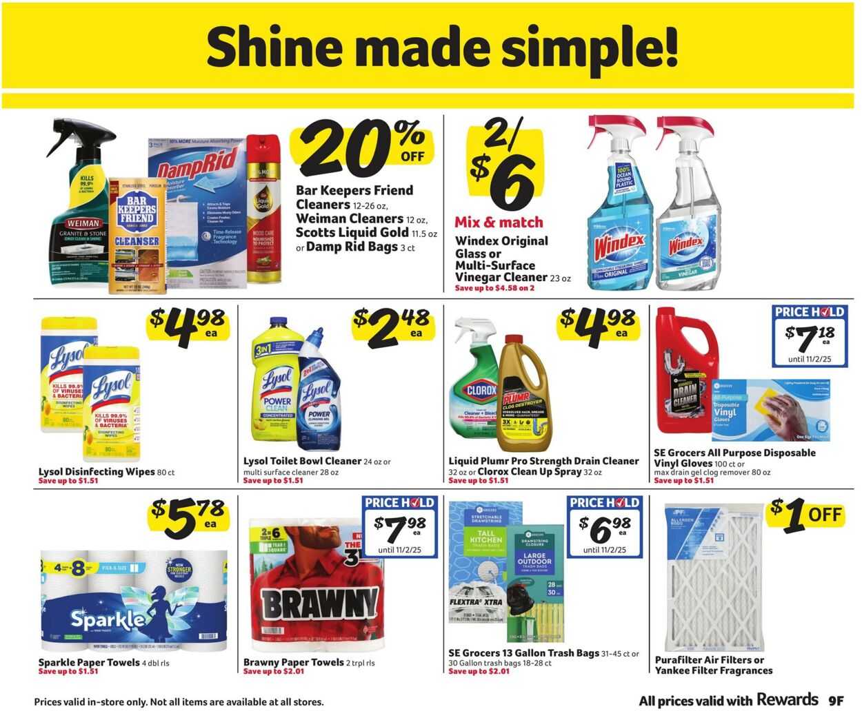 Weekly ad Harvey's Supermarkets 10/01/2025 - 10/14/2025