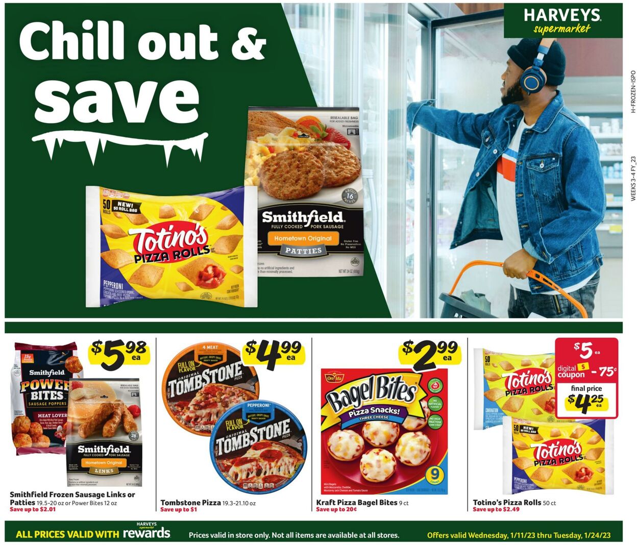 Weekly ad Harvey's Supermarkets 01/11/2023 - 01/24/2023