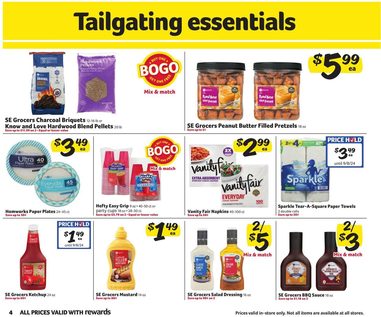 Weekly ad Harvey's Supermarkets 08/21/2024 - 09/03/2024