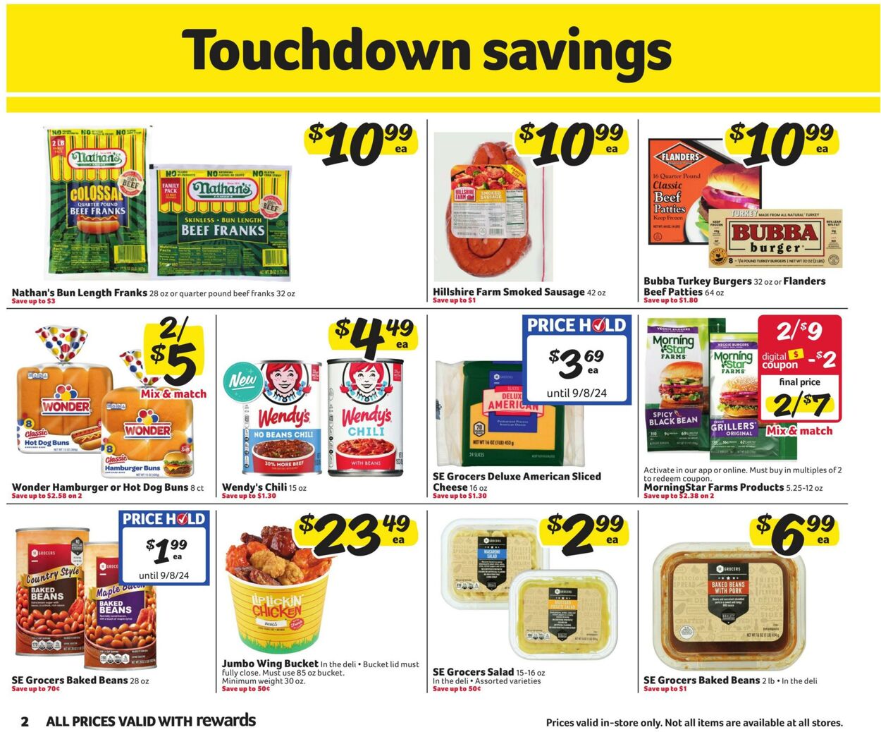 Weekly ad Harvey's Supermarkets 08/21/2024 - 09/03/2024