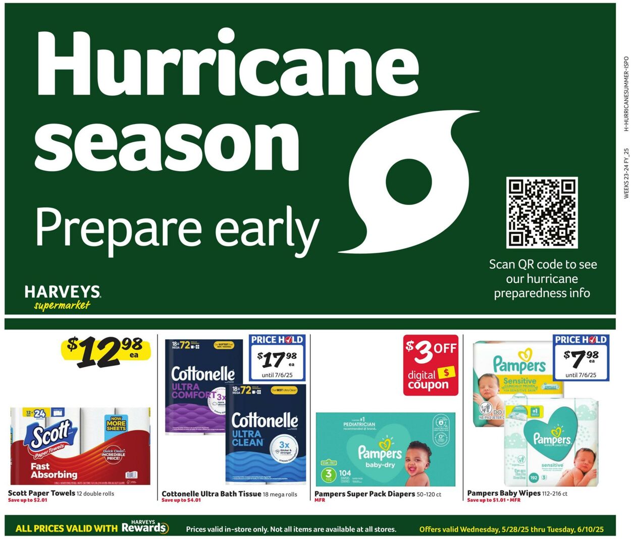 Weekly ad Harvey's Supermarkets 05/28/2025 - 06/10/2025