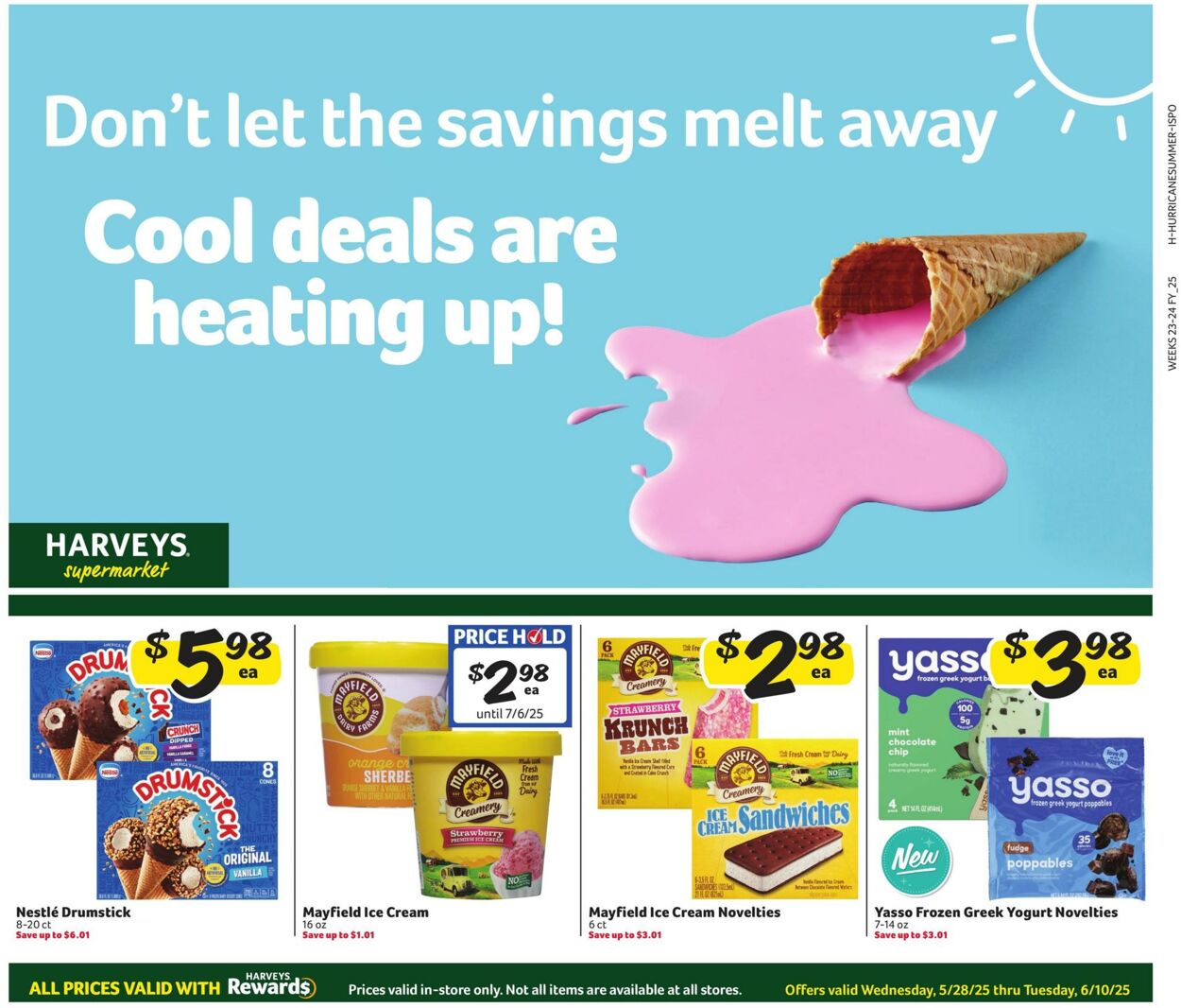Weekly ad Harvey's Supermarkets 05/28/2025 - 06/10/2025