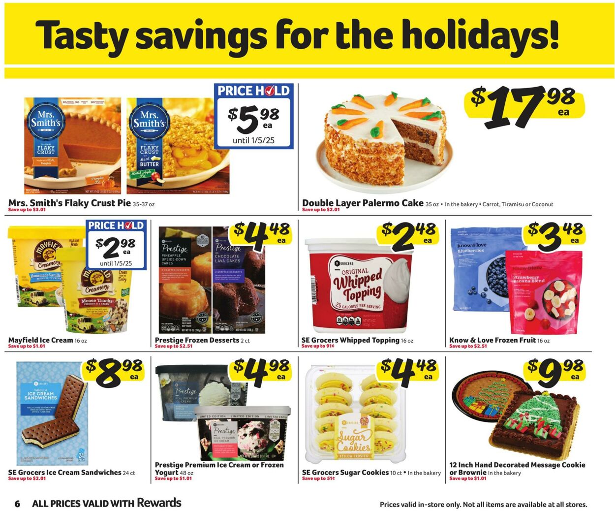 Weekly ad Harvey's Supermarkets 12/18/2024 - 12/31/2024