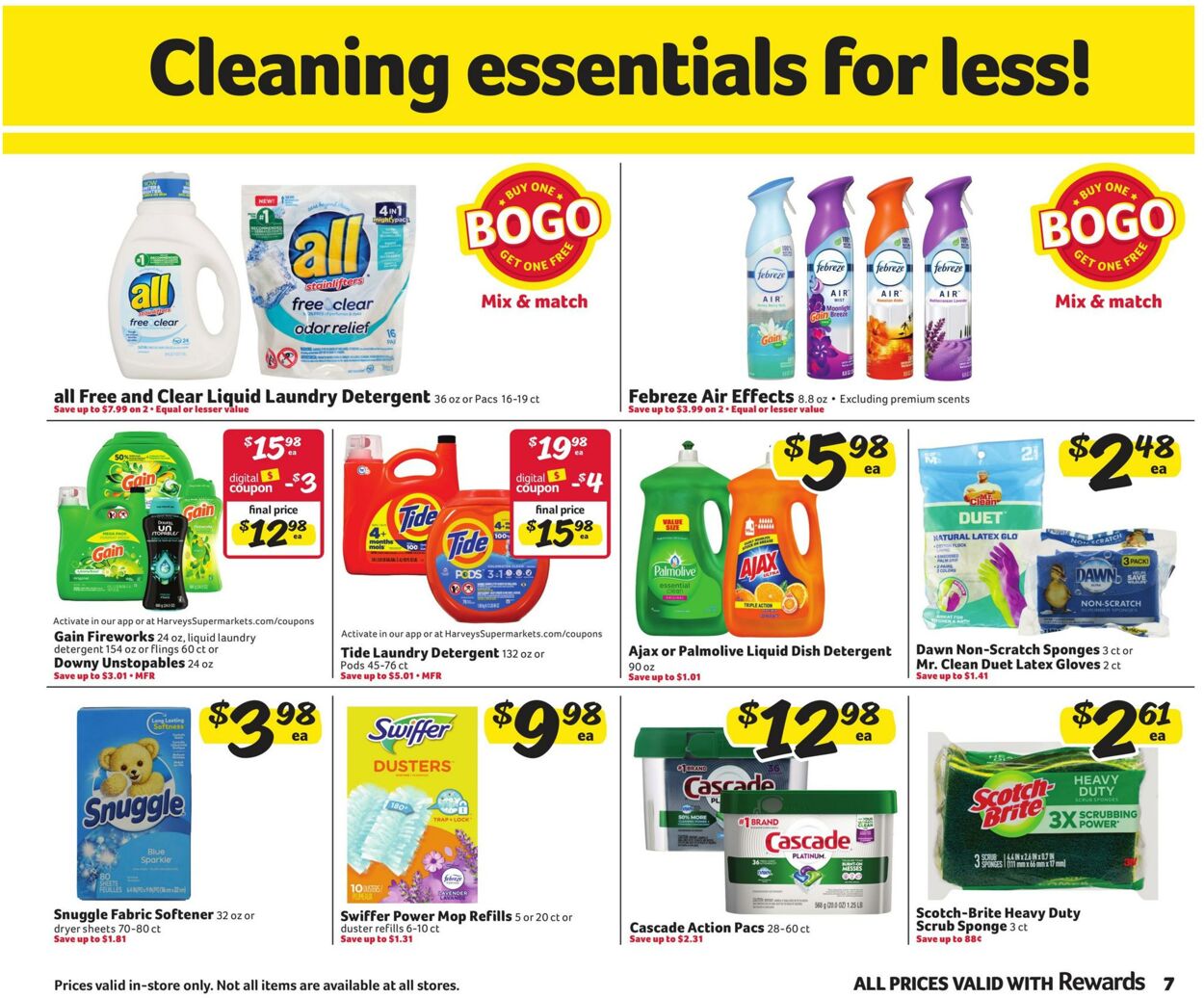 Weekly ad Harvey's Supermarkets 12/18/2024 - 12/31/2024