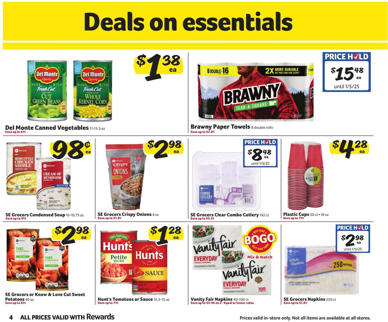 Weekly ad Harvey's Supermarkets 12/18/2024 - 12/31/2024