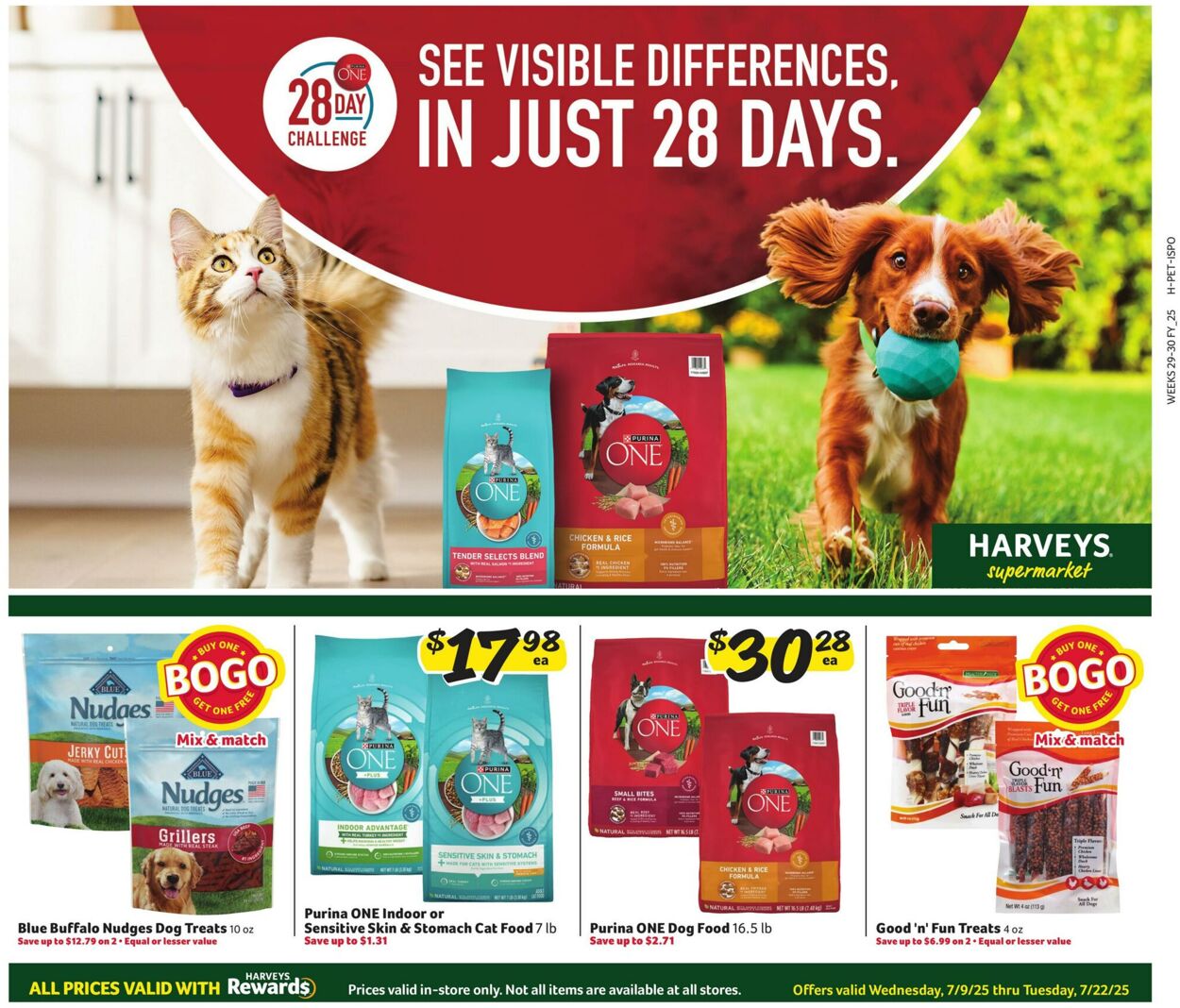 Weekly ad Harvey's Supermarkets 07/09/2025 - 07/22/2025