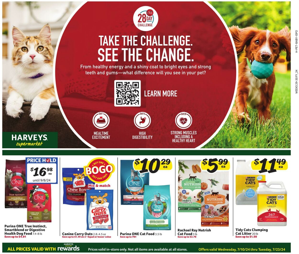 Weekly ad Harvey's Supermarkets 07/10/2024 - 07/23/2024