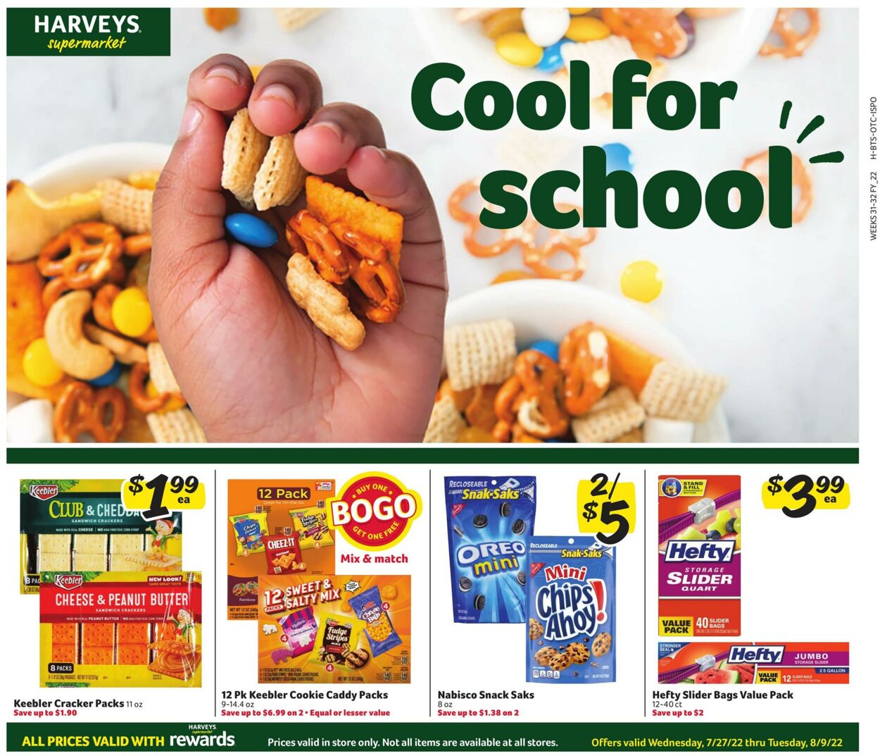 Weekly ad Harvey's Supermarkets 07/27/2022 - 08/09/2022