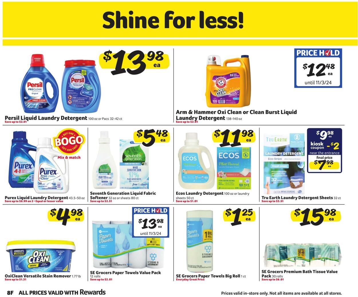 Weekly ad Harvey's Supermarkets 10/02/2024 - 10/15/2024