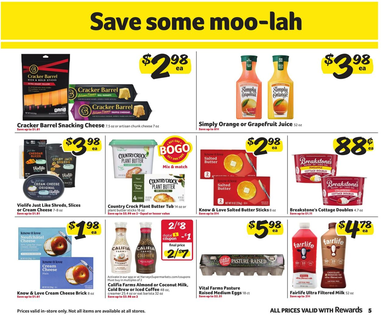 Weekly ad Harvey's Supermarkets 10/02/2024 - 10/15/2024