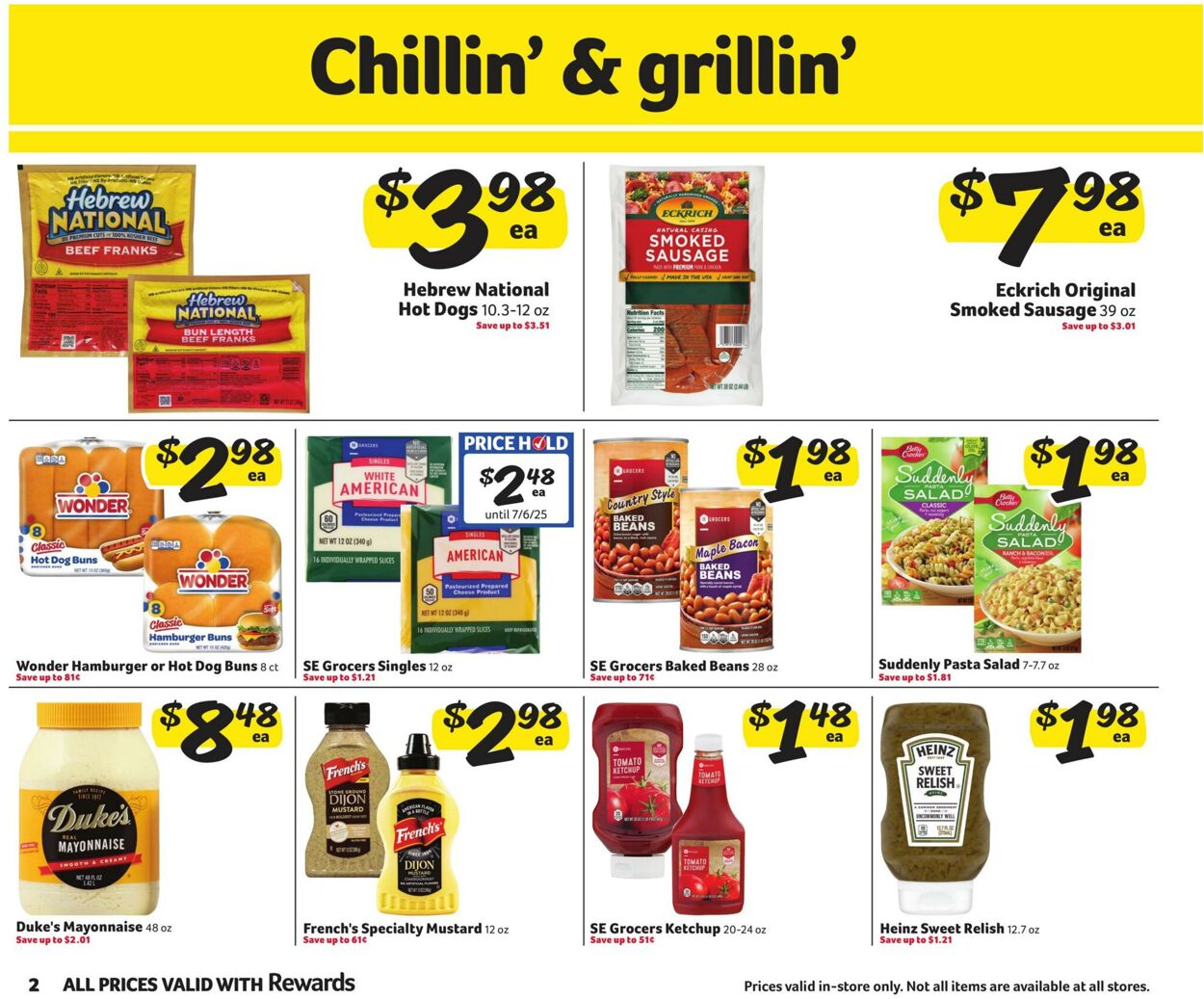 Weekly ad Harvey's Supermarkets 06/25/2025 - 07/08/2025