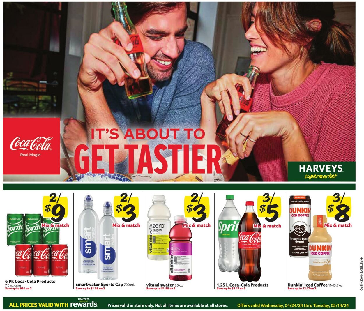 Weekly ad Harvey's Supermarkets 04/24/2024 - 05/14/2024