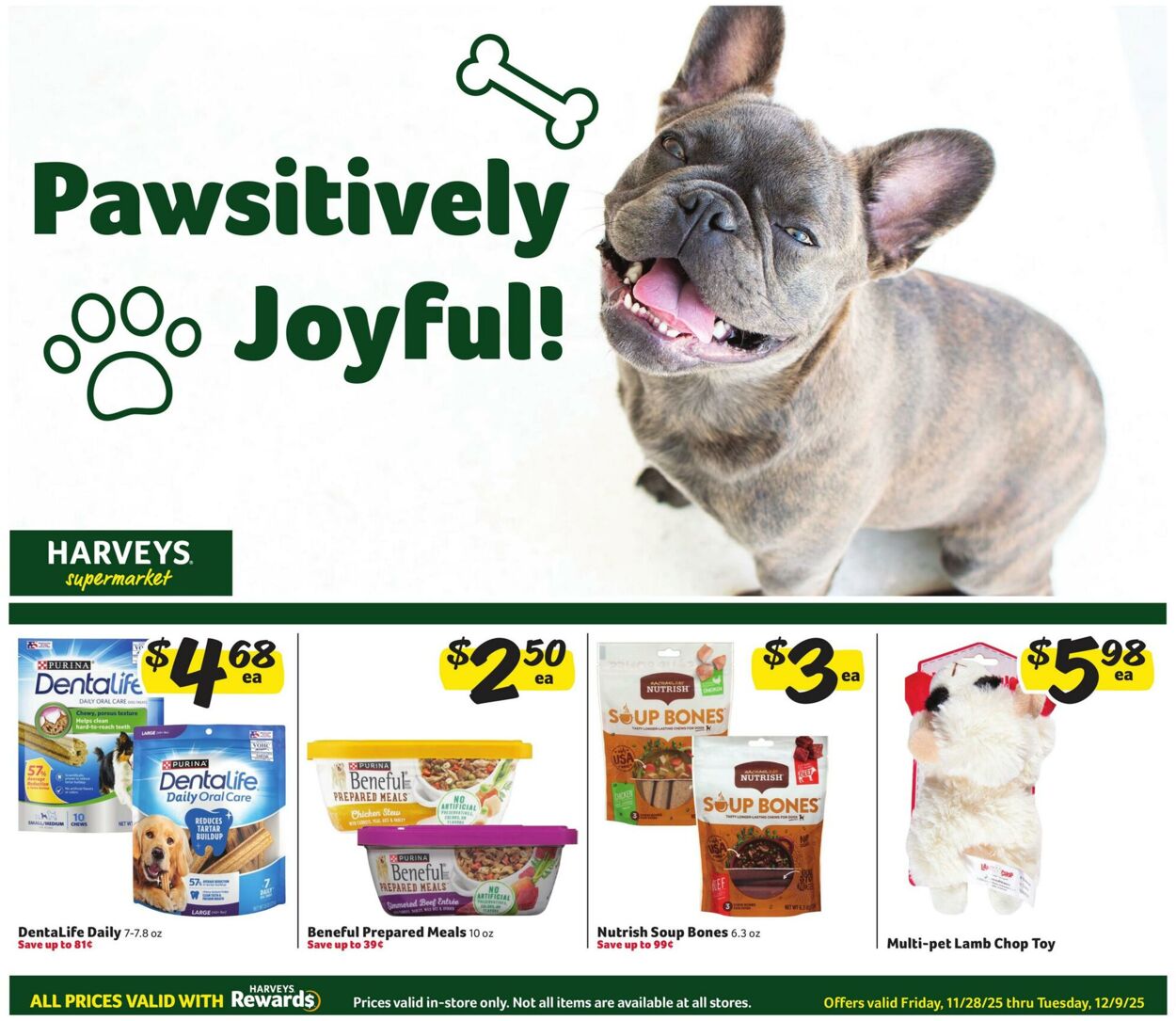 Weekly ad Harvey's Supermarkets 12/03/2025 - 12/16/2025