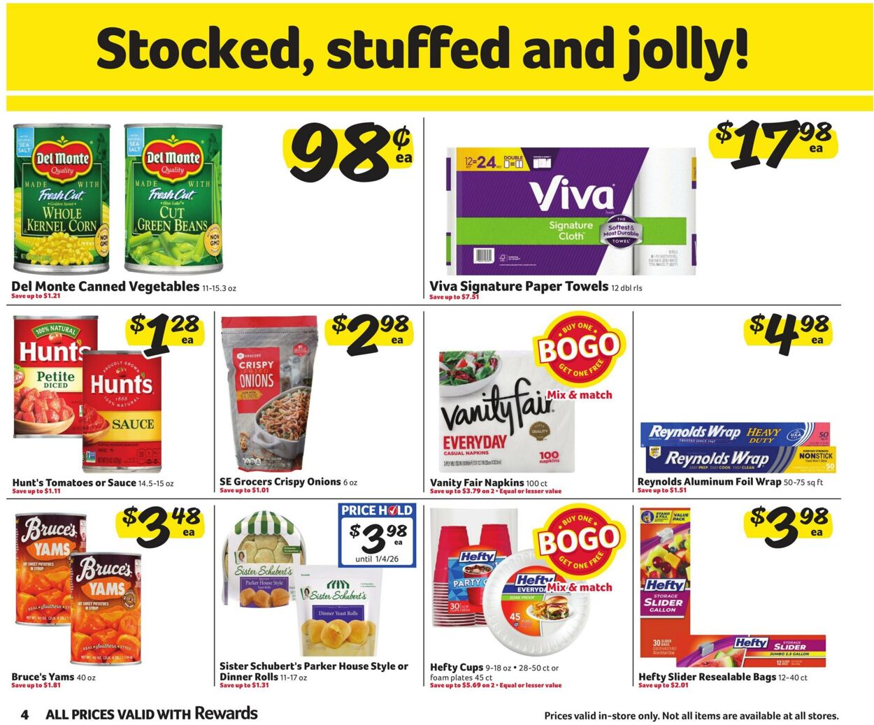 Weekly ad Harvey's Supermarkets 12/17/2025 - 12/31/2025