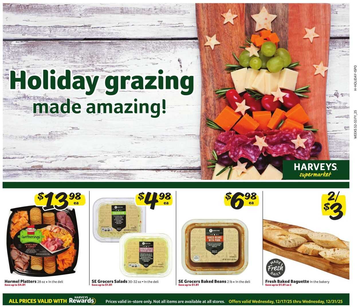 Weekly ad Harvey's Supermarkets 12/17/2025 - 12/31/2025