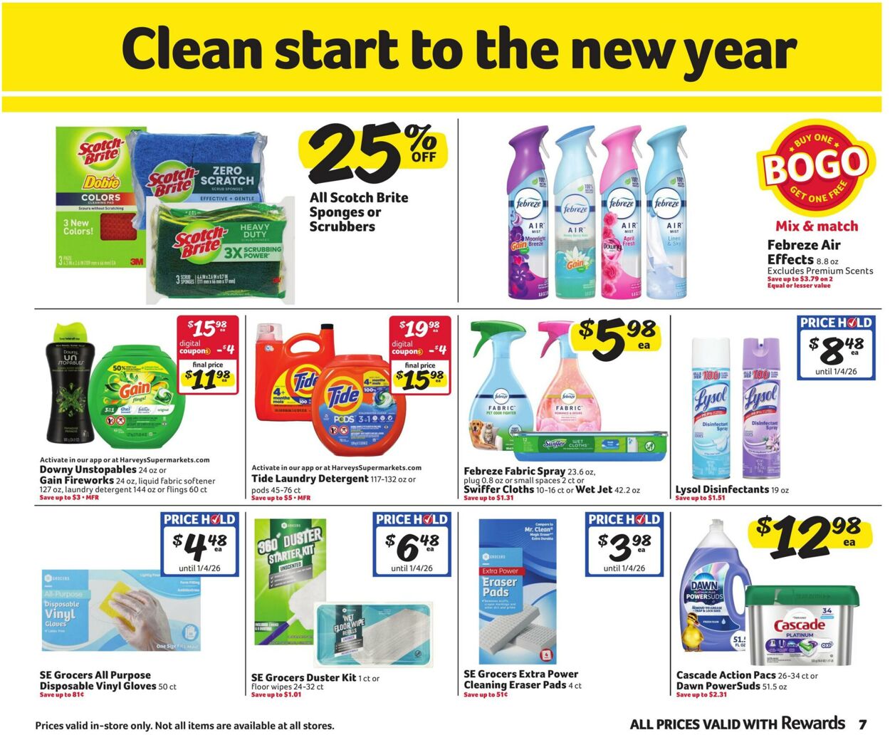 Weekly ad Harvey's Supermarkets 12/17/2025 - 12/31/2025