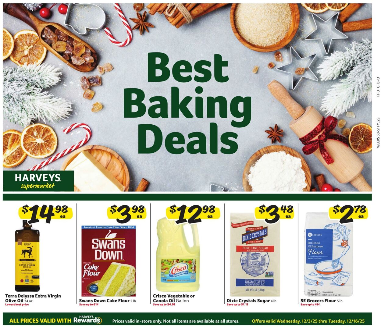 Weekly ad Harvey's Supermarkets 12/03/2025 - 12/16/2025