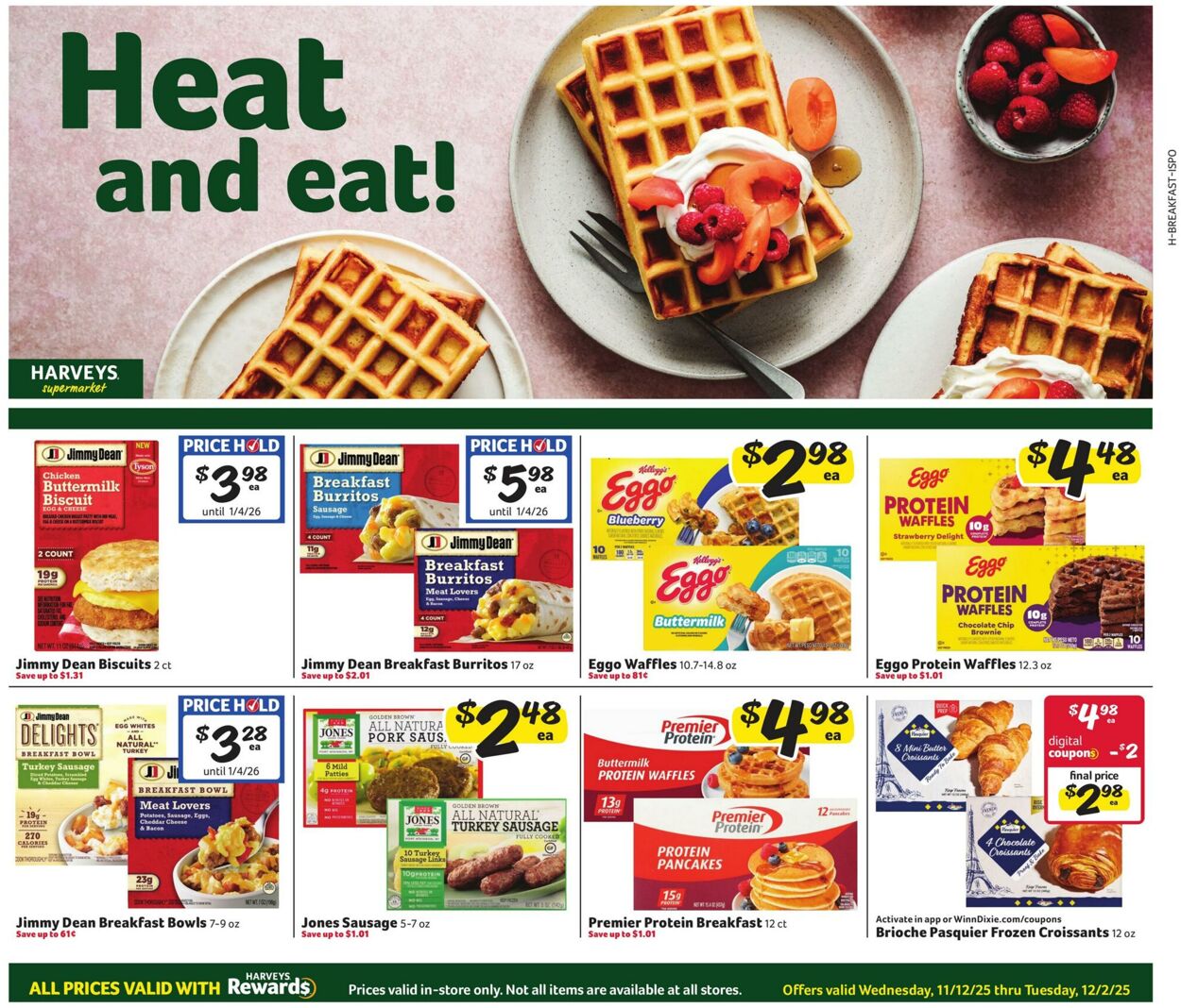 Weekly ad Harvey's Supermarkets 11/12/2025 - 12/02/2025