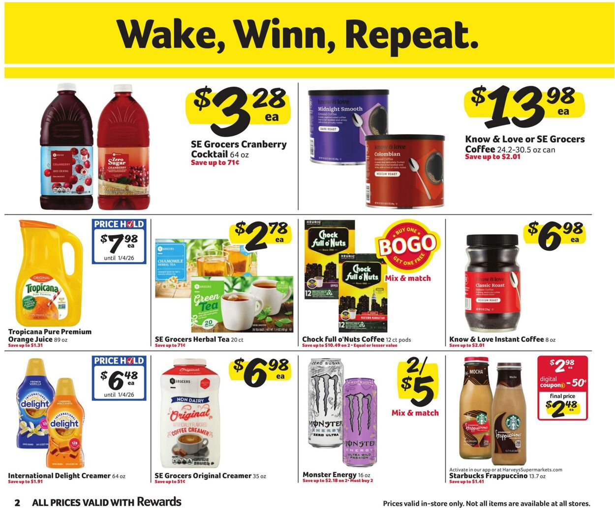 Weekly ad Harvey's Supermarkets 11/12/2025 - 12/02/2025