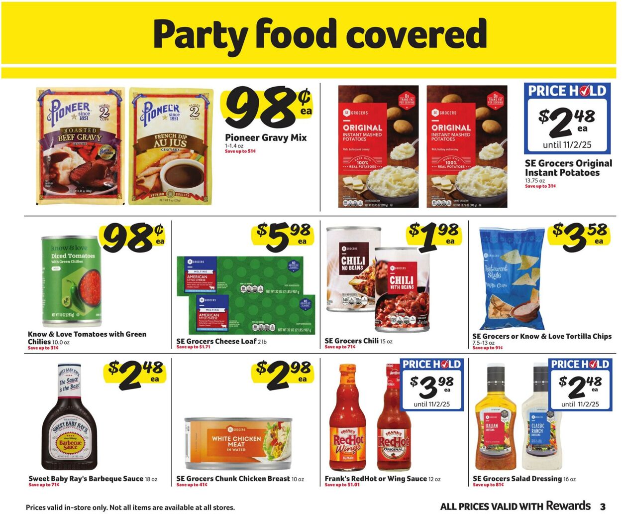 Weekly ad Harvey's Supermarkets 10/15/2025 - 10/28/2025