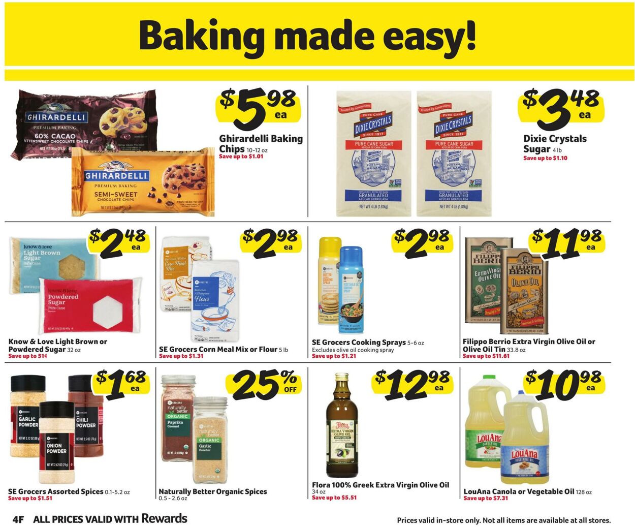Weekly ad Harvey's Supermarkets 10/15/2025 - 10/28/2025