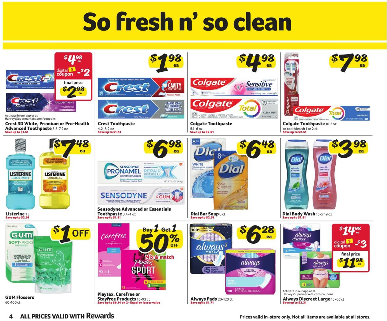 Weekly ad Harvey's Supermarkets 10/30/2024 - 11/12/2024