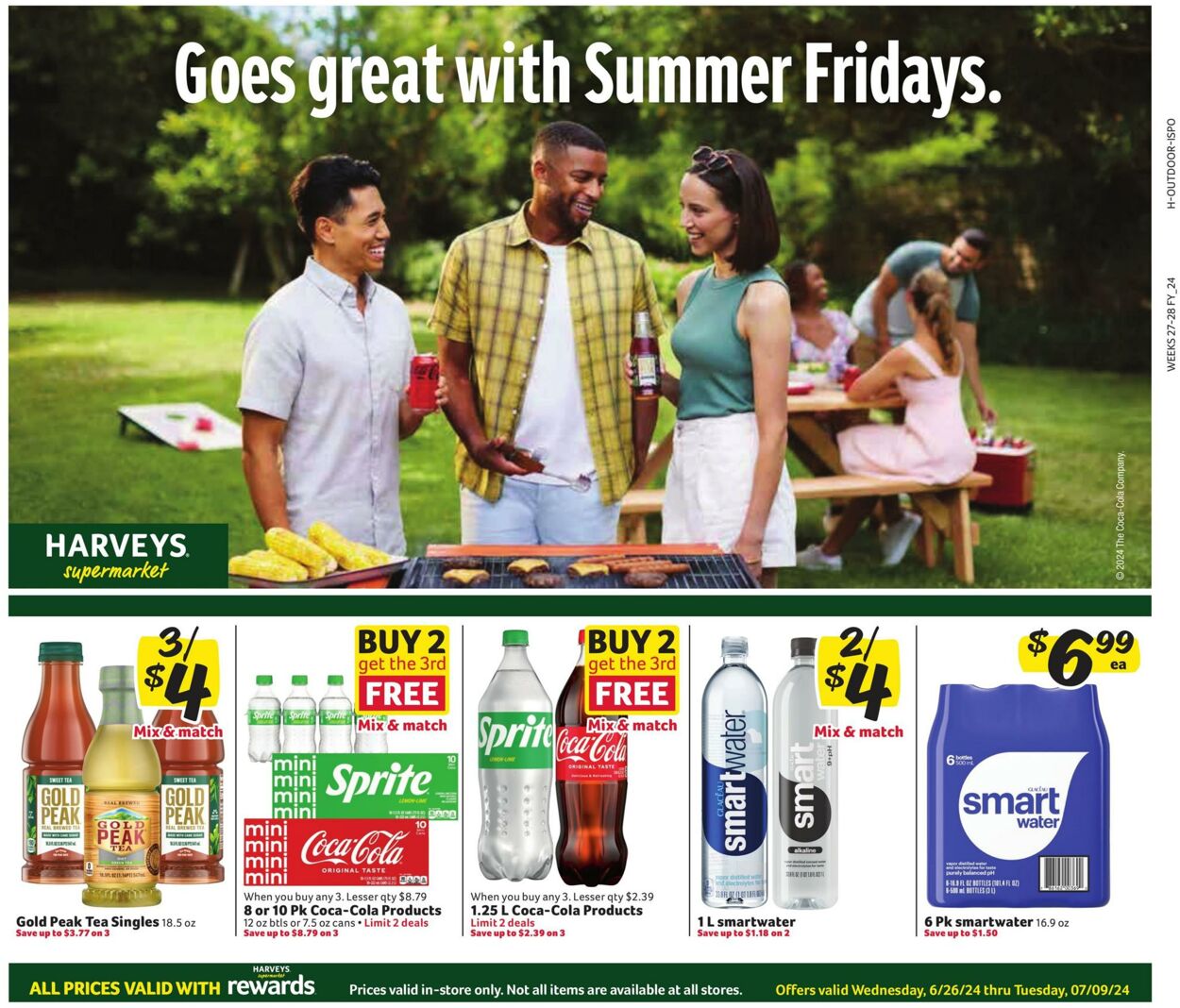 Weekly ad Harvey's Supermarkets 06/26/2024 - 07/09/2024