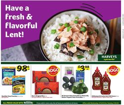 Weekly ad Harvey's Supermarkets 03/12/2025 - 03/25/2025