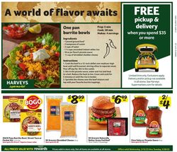 Weekly ad Harvey's Supermarkets 03/15/2023 - 03/28/2023