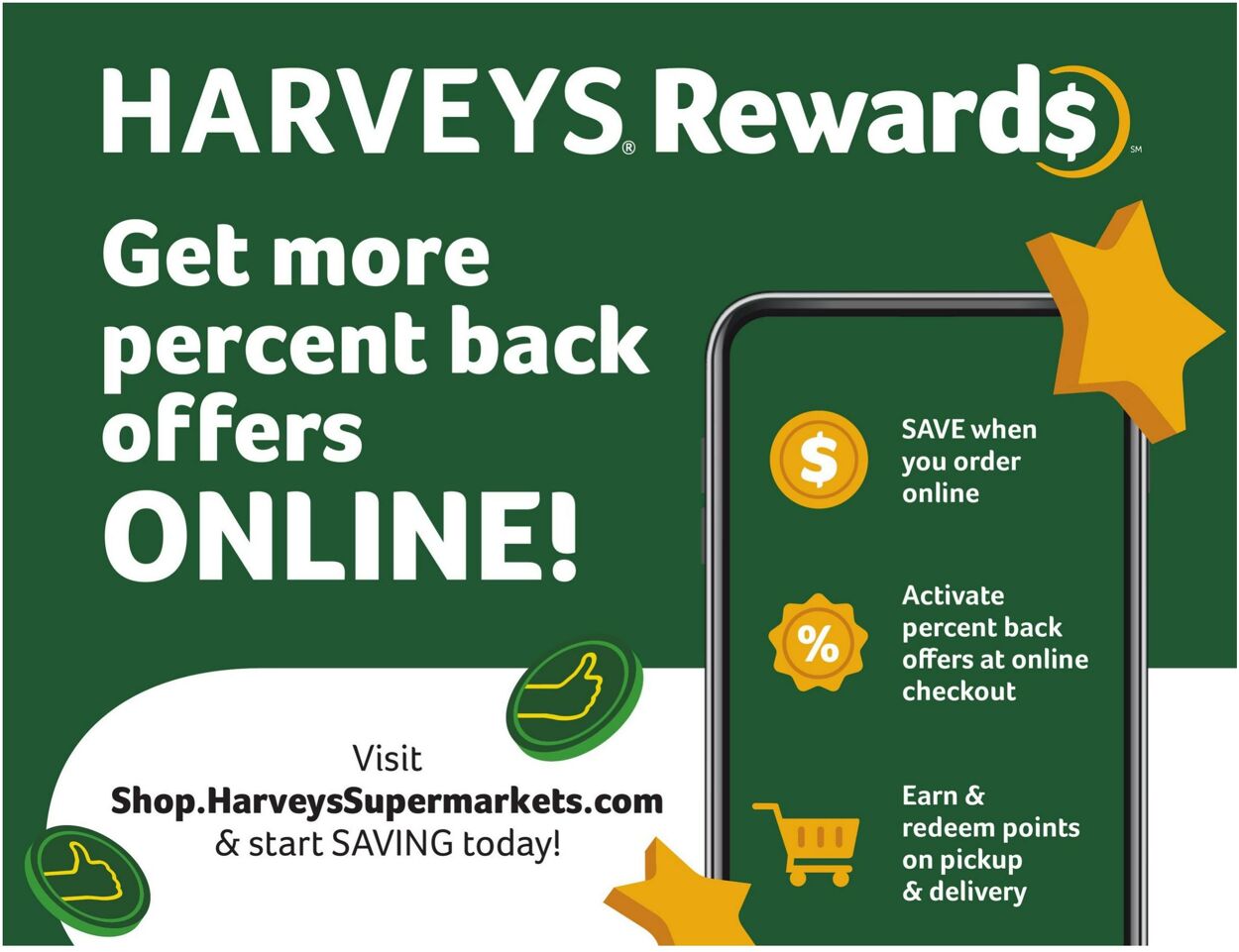 Weekly ad Harvey's Supermarkets 10/09/2024 - 10/15/2024