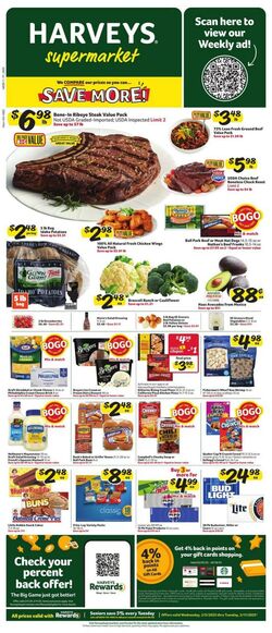 Weekly ad Harvey's Supermarkets 10/30/2024 - 11/05/2024