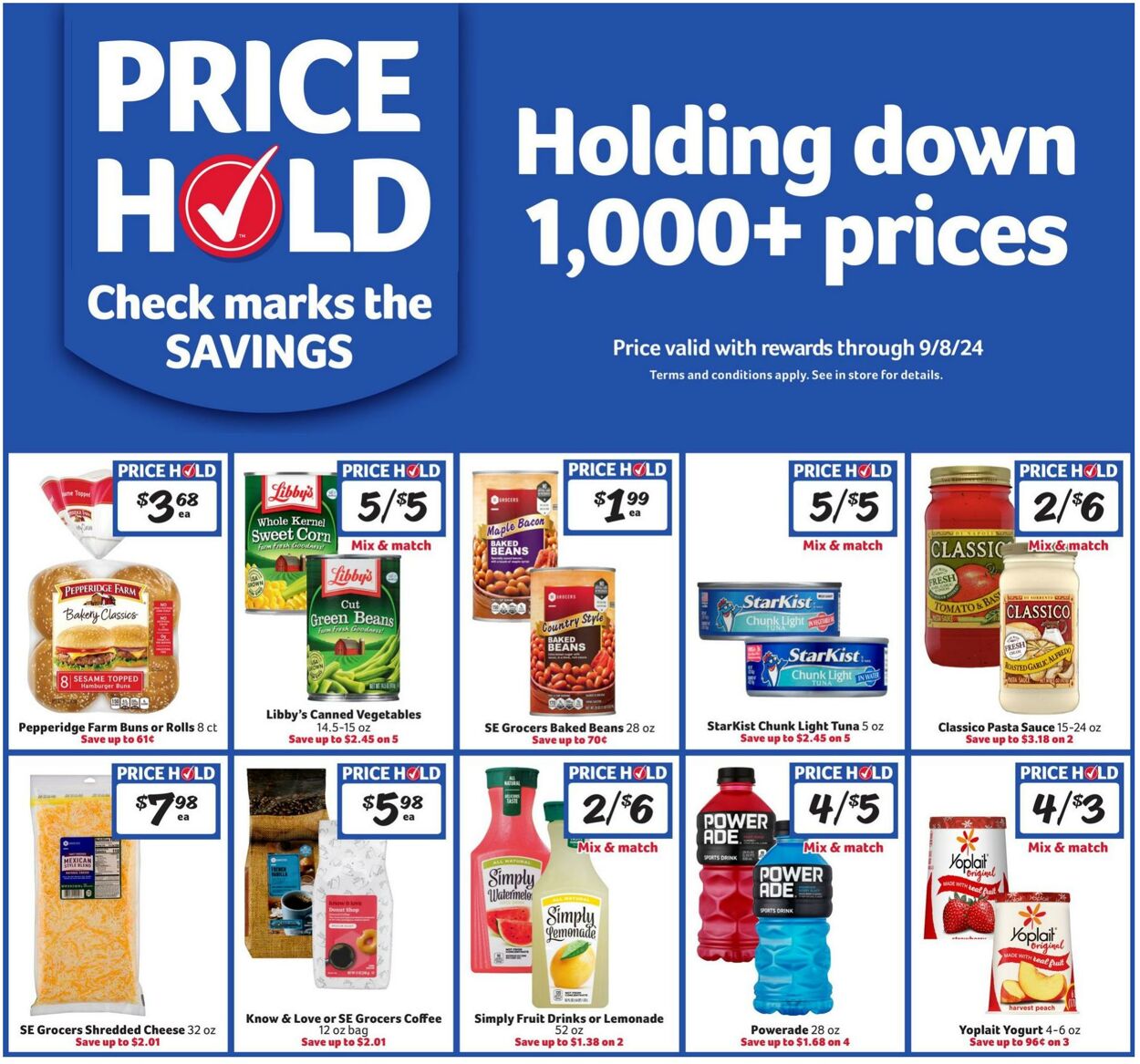 Weekly ad Harvey's Supermarkets 07/31/2024 - 08/06/2024