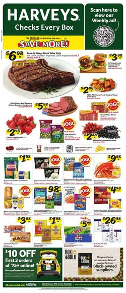 Weekly ad Harvey's Supermarkets 09/28/2022 - 10/04/2022