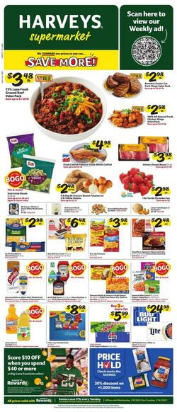 Weekly ad Harvey's Supermarkets 12/04/2024 - 12/17/2024