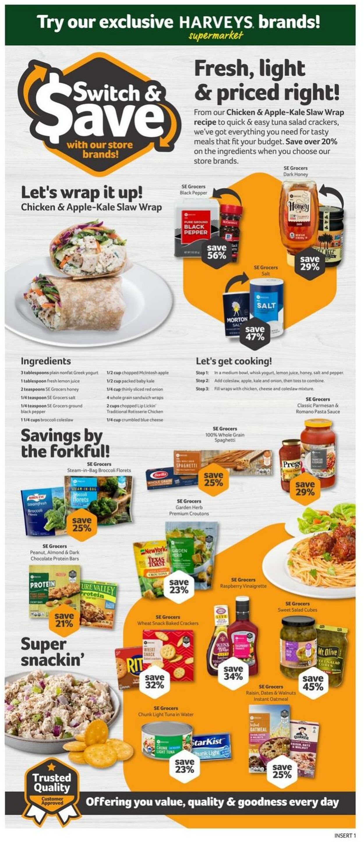 Weekly ad Harvey's Supermarkets 01/22/2025 - 01/28/2025