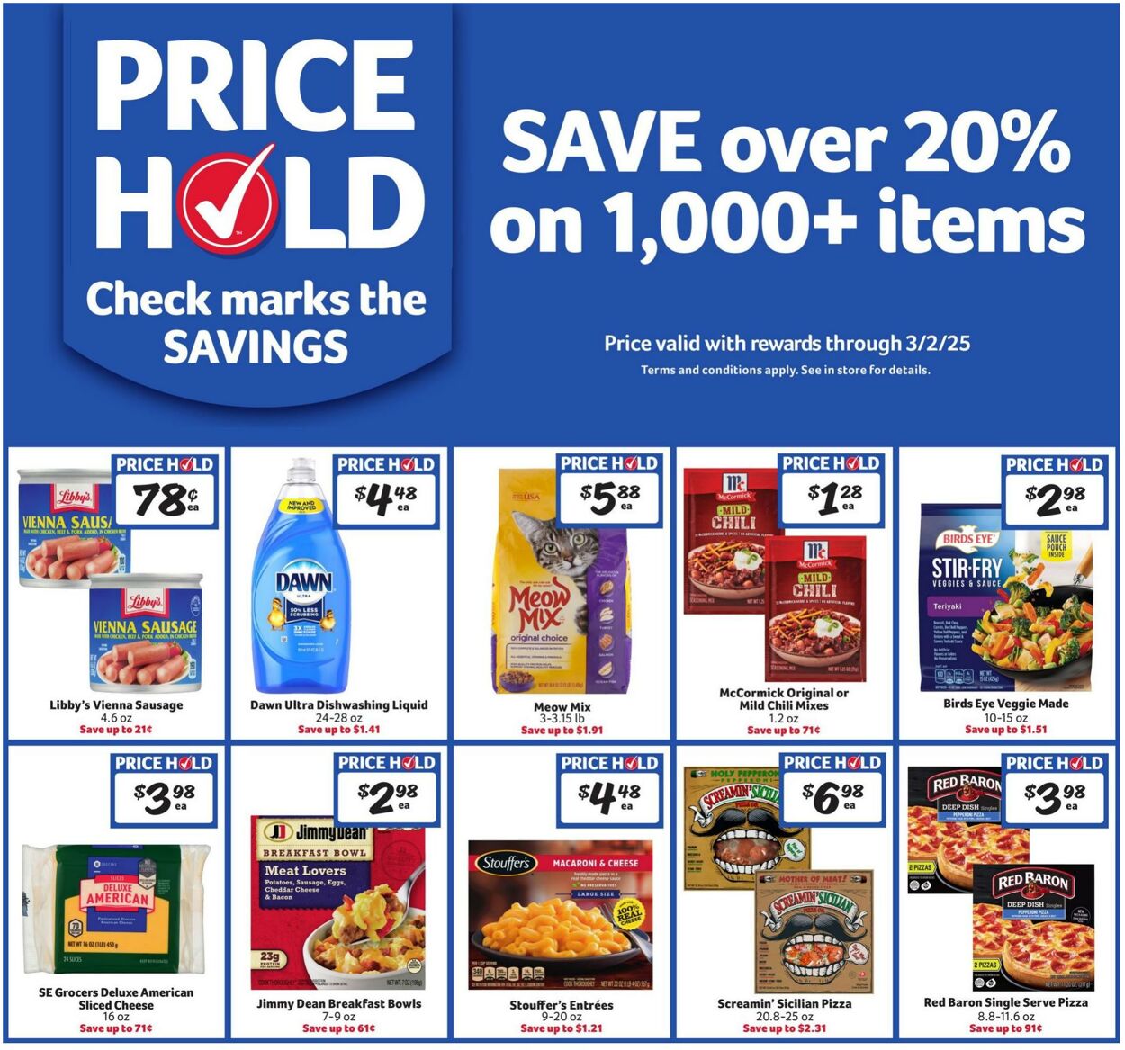 Weekly ad Harvey's Supermarkets 01/22/2025 - 01/28/2025