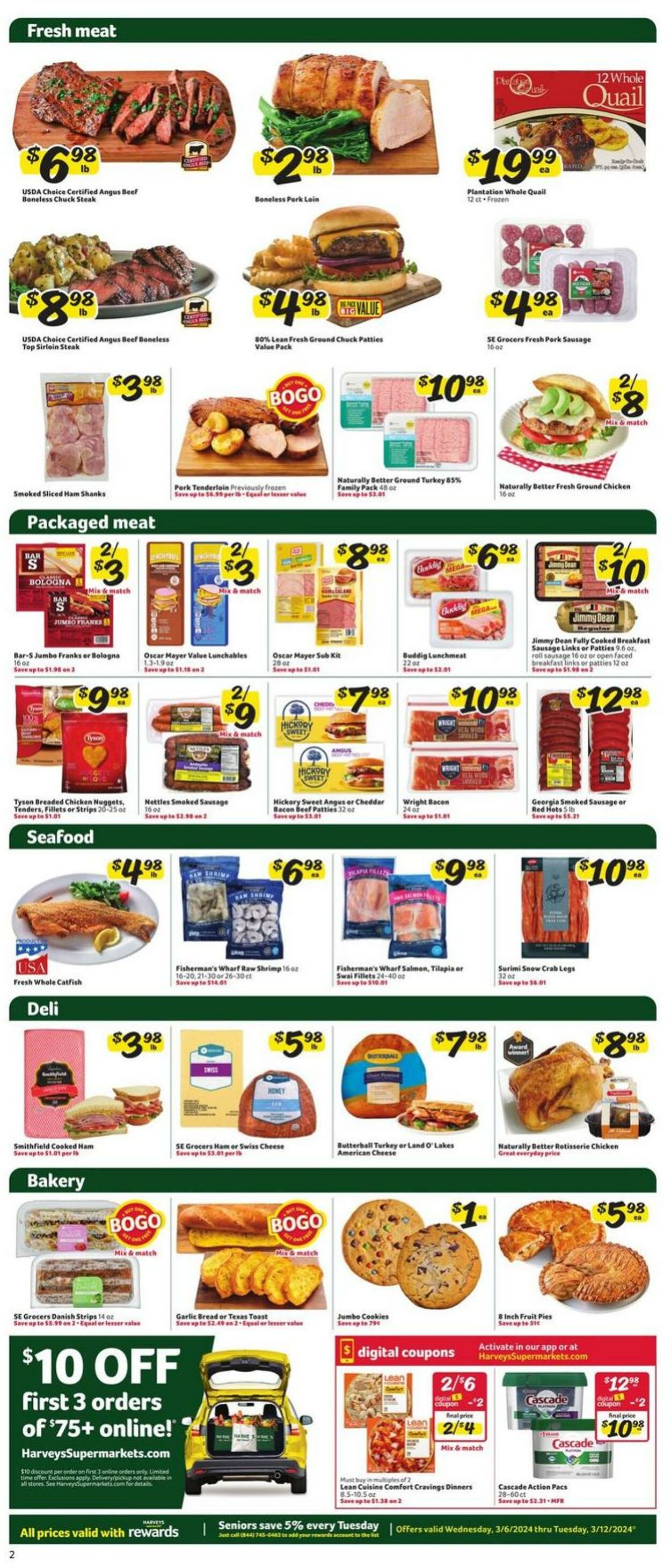 Weekly ad Harvey's Supermarkets 03/06/2024 - 03/12/2024